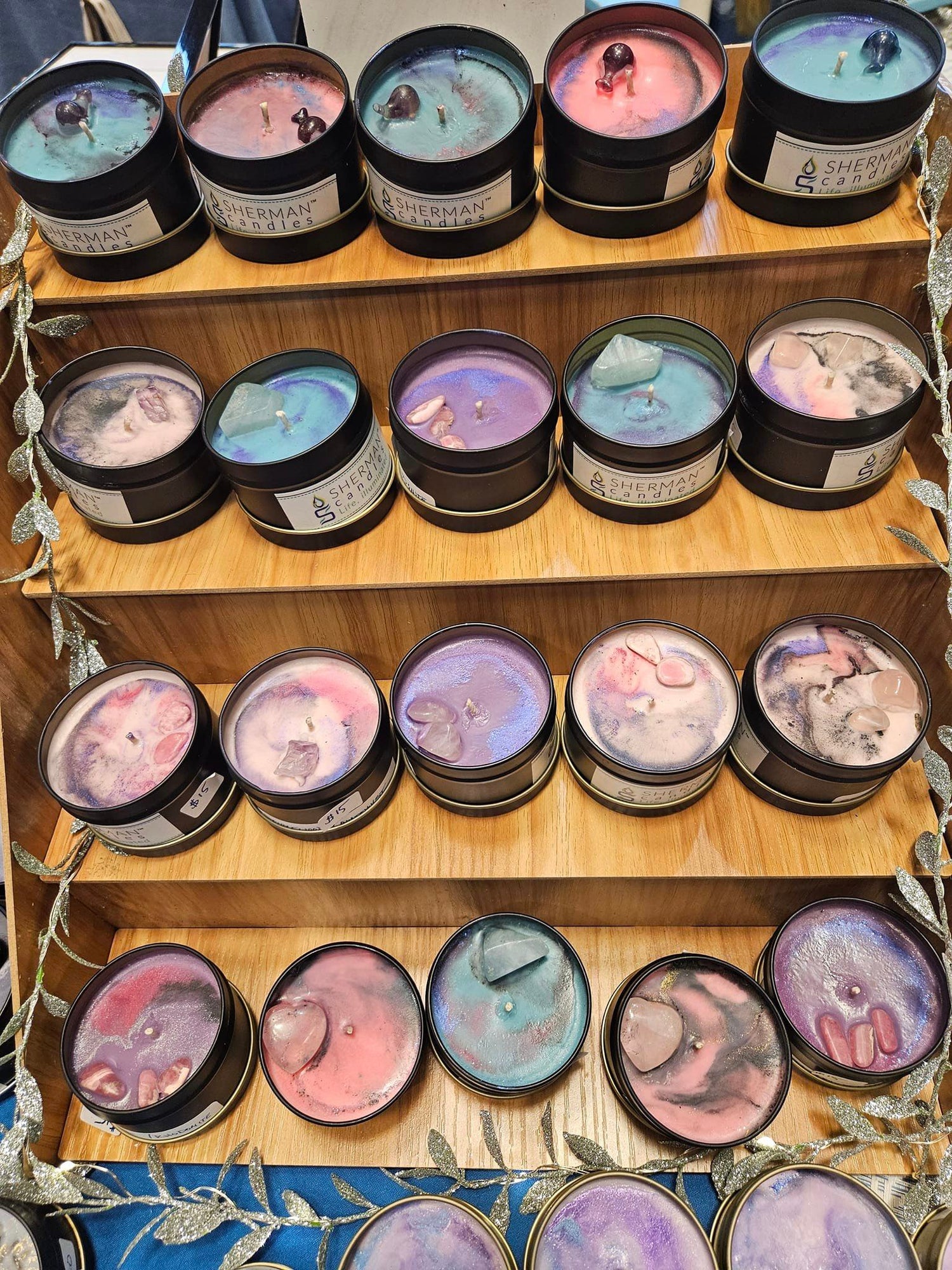 Travel Tin Crystal Candles