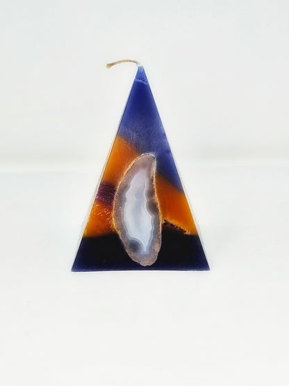 Aether Element Crystal Candle Pyramid (All Zodiac Signs)