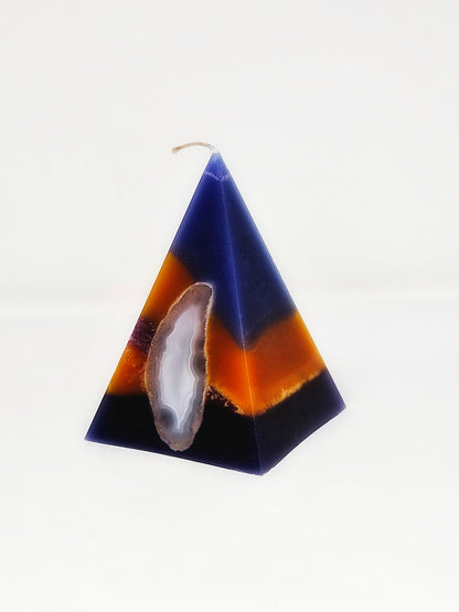 Aether Element Crystal Candle Pyramid (All Zodiac Signs)