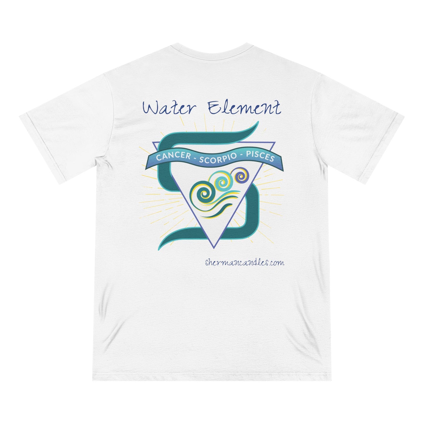 Water Element  - Cancer Scorpio Pisces -  Organic Staple T-shirtOrganic Staple T-shirt