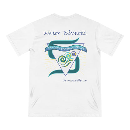 Water Element  - Cancer Scorpio Pisces -  Organic Staple T-shirtOrganic Staple T-shirt