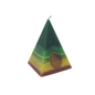 Earth Element  Crystal Candle Pyramid (Taurus, Virgo, Capricorn)